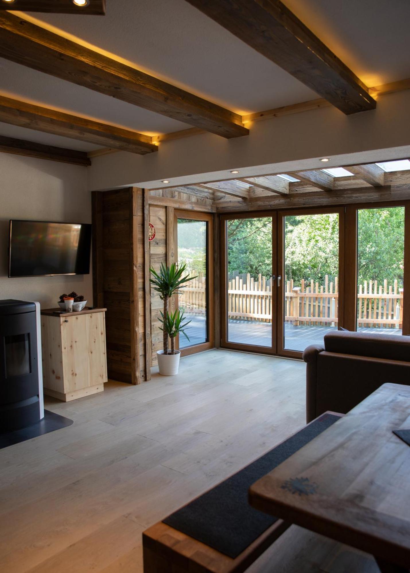 Chalet Gletscherblick Stubai Mieders Exterior foto